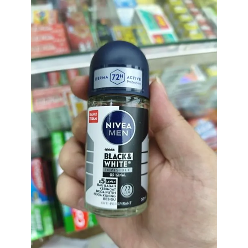 妮維雅男士止汗走珠50ML(黑白清爽)