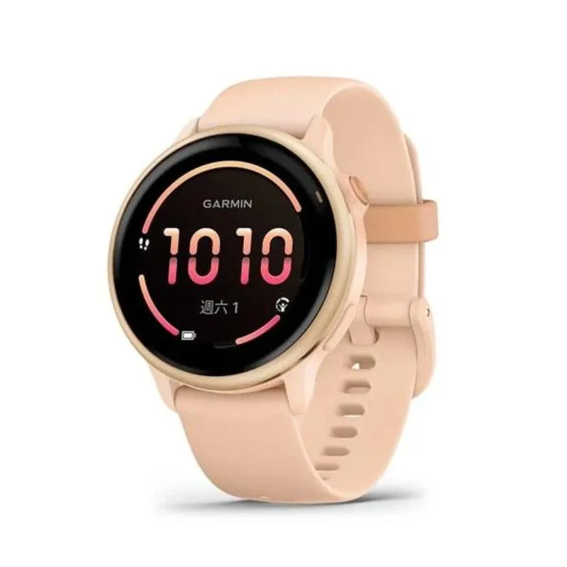 GARMIN GPS智能手錶(晨曦粉) VIVOACTIVE6/MET/PP/0100298543