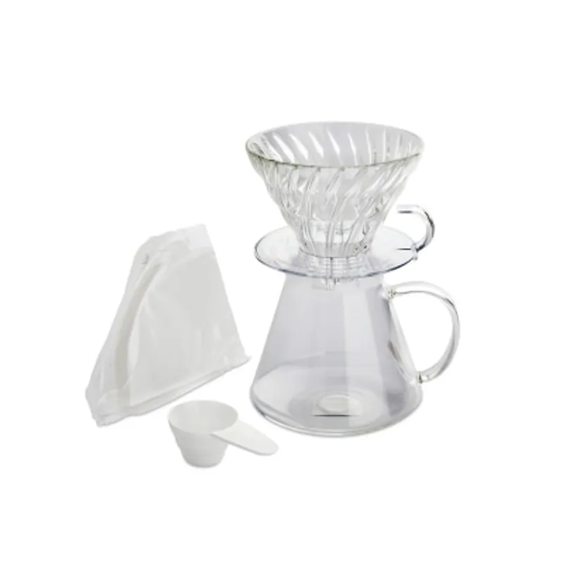 HARIO SIMPLY V60 玻璃咖啡濾隔連壺