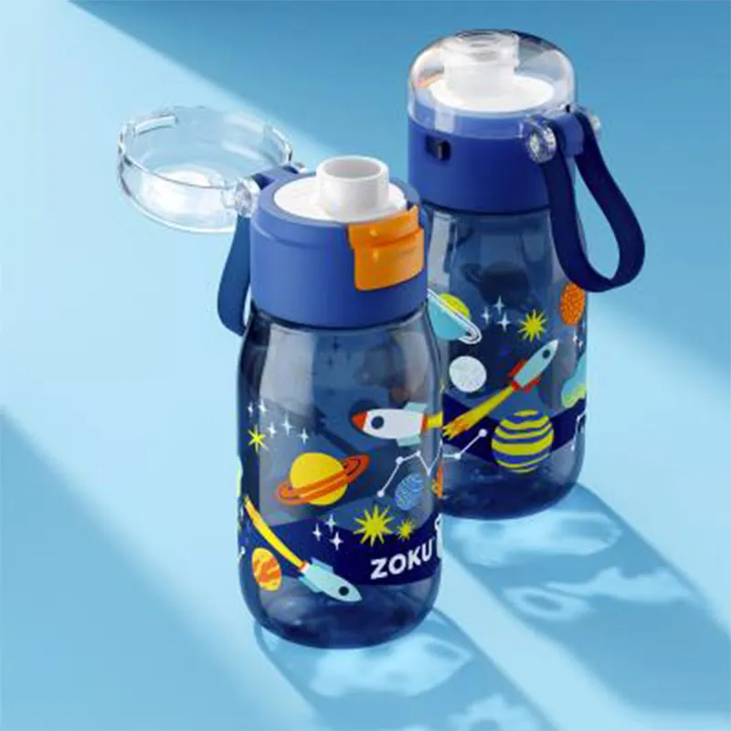 ZOKU 16oz / 475ml 直饮式儿童水樽蓝空间