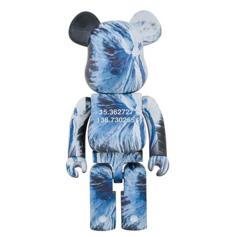 BEARBRICK MC-596242 BEARBRICK 1000% BENJAMIN GRANT "OVERVIEW" FUJI
