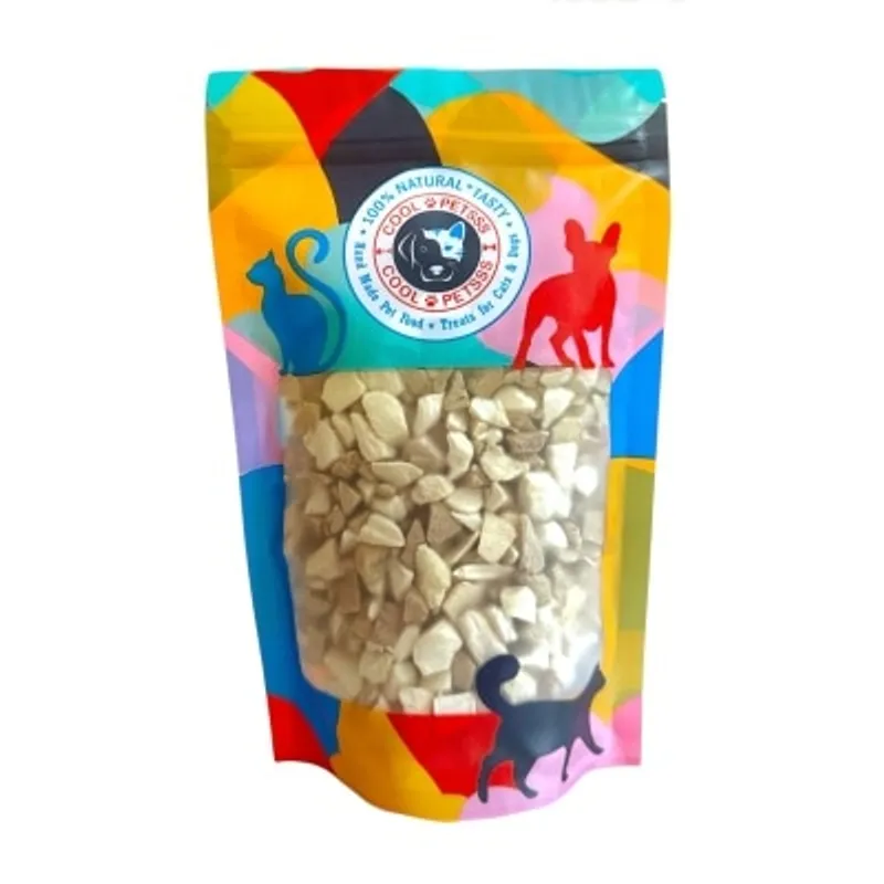 COOL PETSSS 混合凍乾肉粒碎 -雞肉+鴨肝60g (貓狗小食)