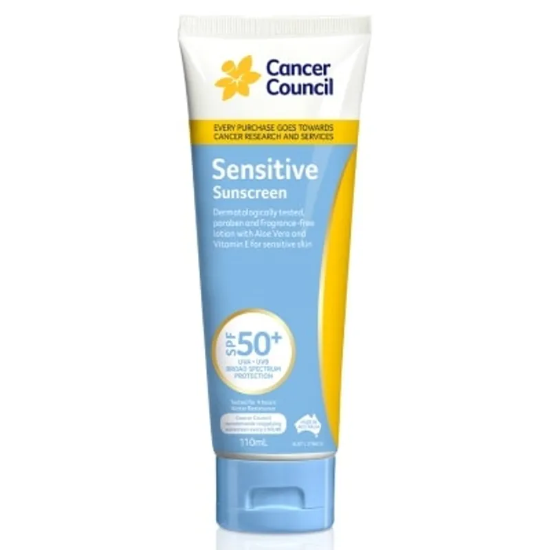 澳洲防癌協會 CCA 敏感型防曬霜SPF50+ 110毫升