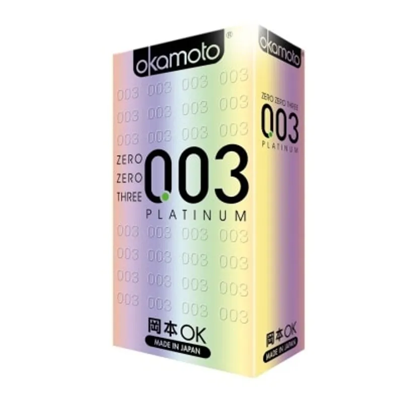 岡本0.03白金超薄安全套15片
