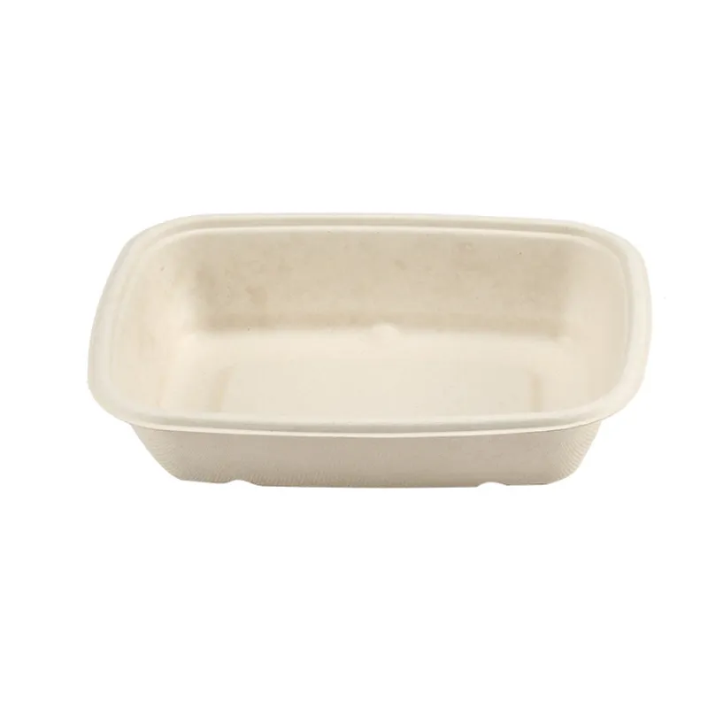 6x8.5" 790ml 長方紙漿環保盒(無覆膜)-158 X 216 X 47mm