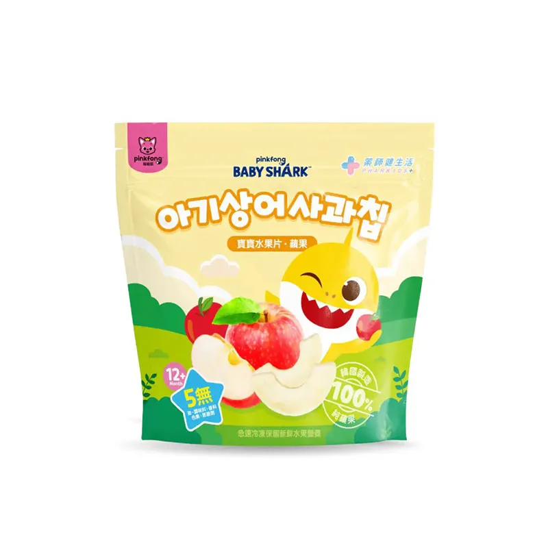 PINKFONG鲨鱼宝宝水果片-苹果12G(12M+)