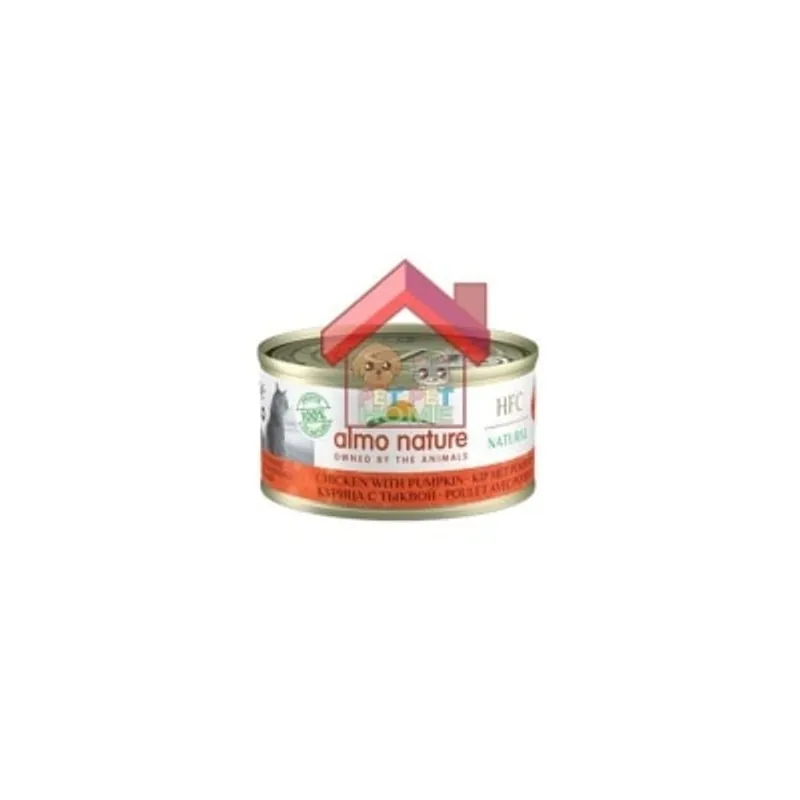 almo nature HFC Natural - 南瓜雞肉 貓罐頭 70g [9034]