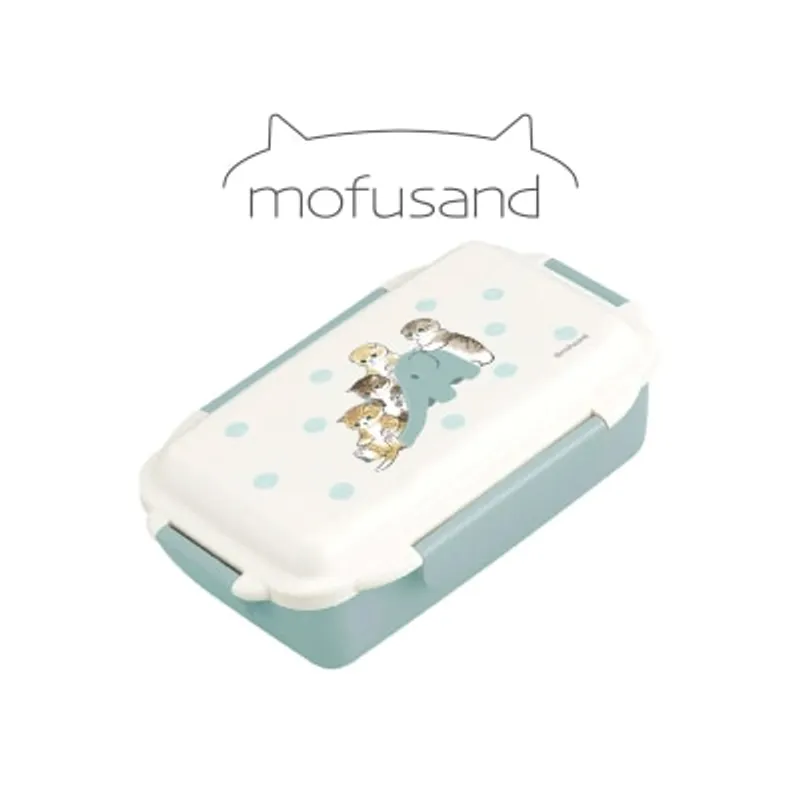 53-3031 日本製 Mofusand 500ML 綠色便當盒