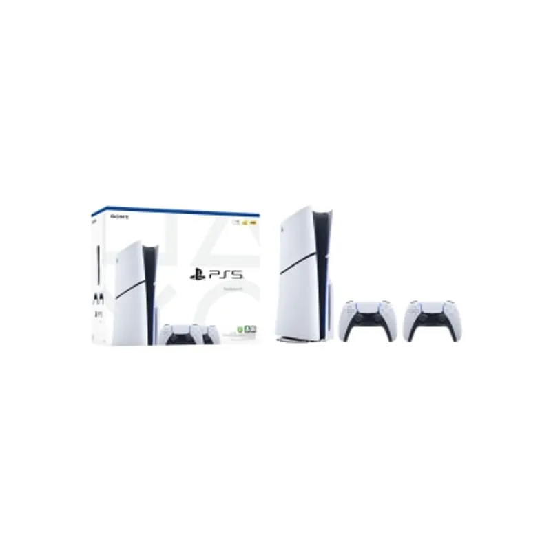 SONY 索尼 PlayStation 5 PS5 Slim 光碟版主機 1TB 連雙DualSense無線控制器套裝 (ASIA-00497)