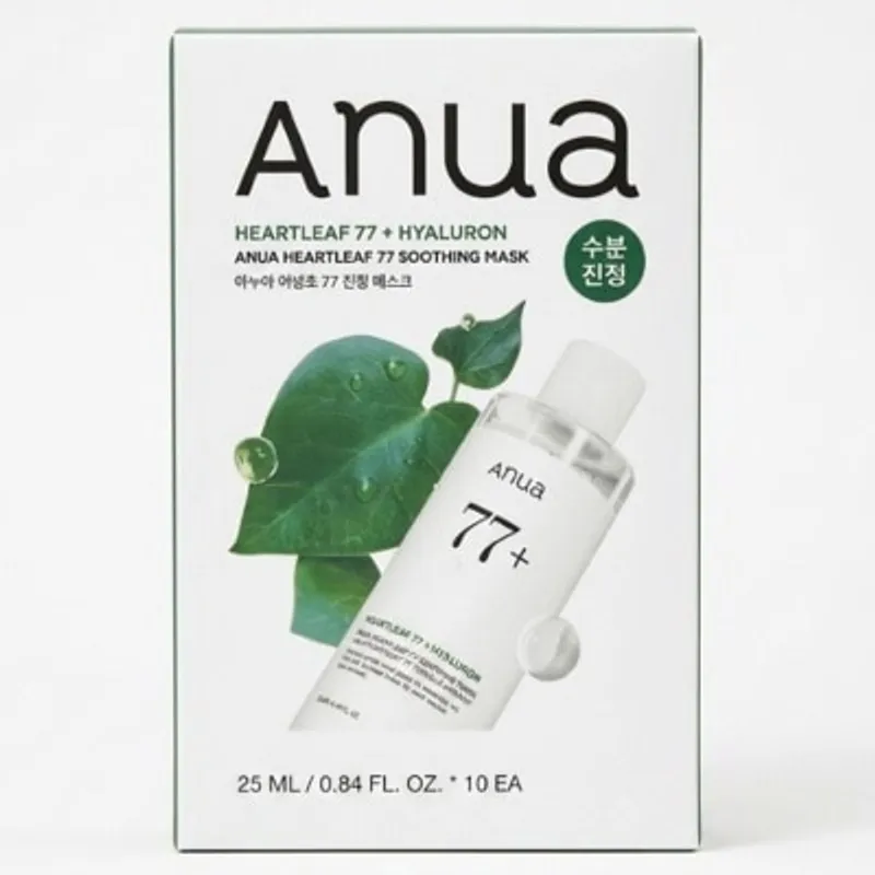 ANUA 魚腥草舒緩鎮靜修復面膜10片