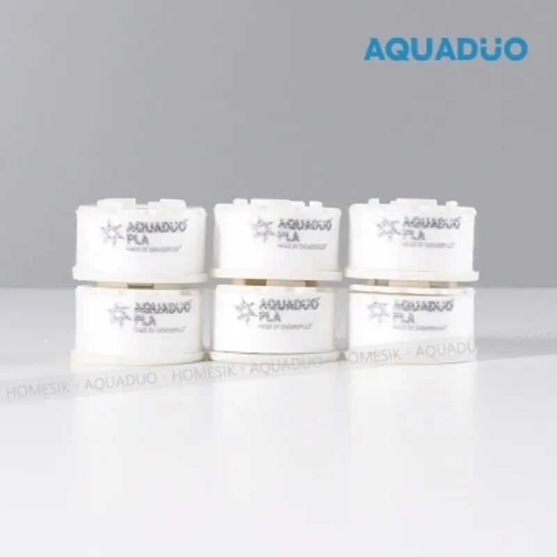 AQUADUO SF-1000SS 水龍頭過濾器PLA濾芯 (6件裝) (商家直送-5個工作天內送到府上;滿$500免運)