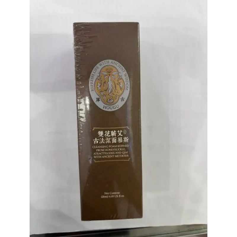 厚古雙花蘄艾古法潔面慕斯120ml