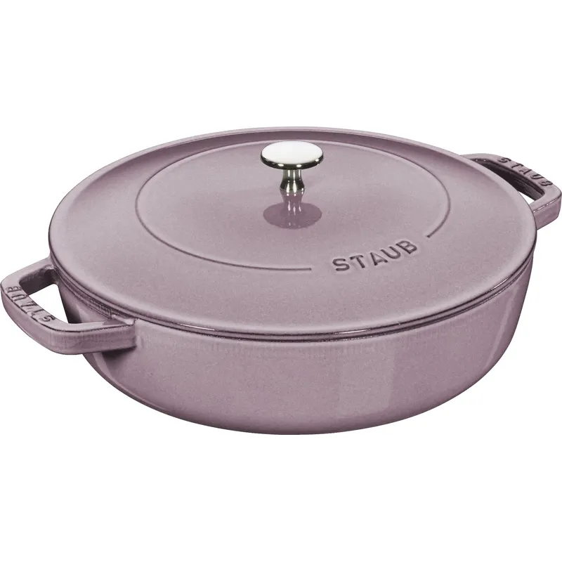 Staub 雙耳鍋 26cm/3.3L 夜櫻粉 Braiser 26cm/3.3L Cherry Blossom
