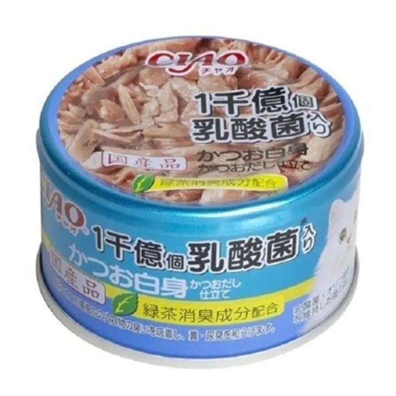 INABA 1千億乳酸菌 鰹魚 鰹魚湯(85g) 貓罐頭 A-135