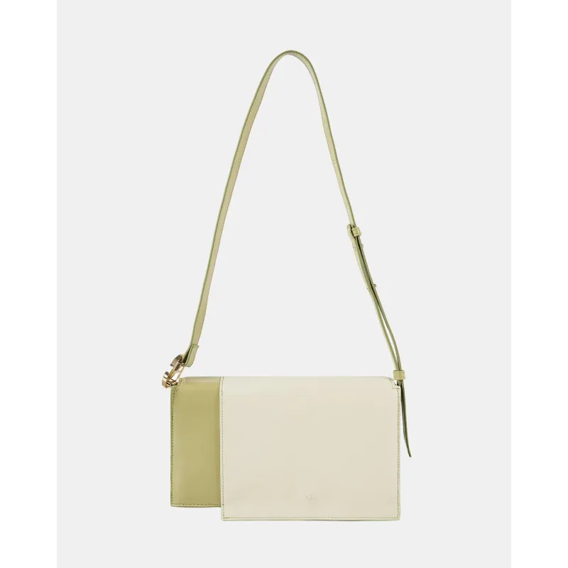 🌽 Peddle Corn Leather Bag - Mint x Olive