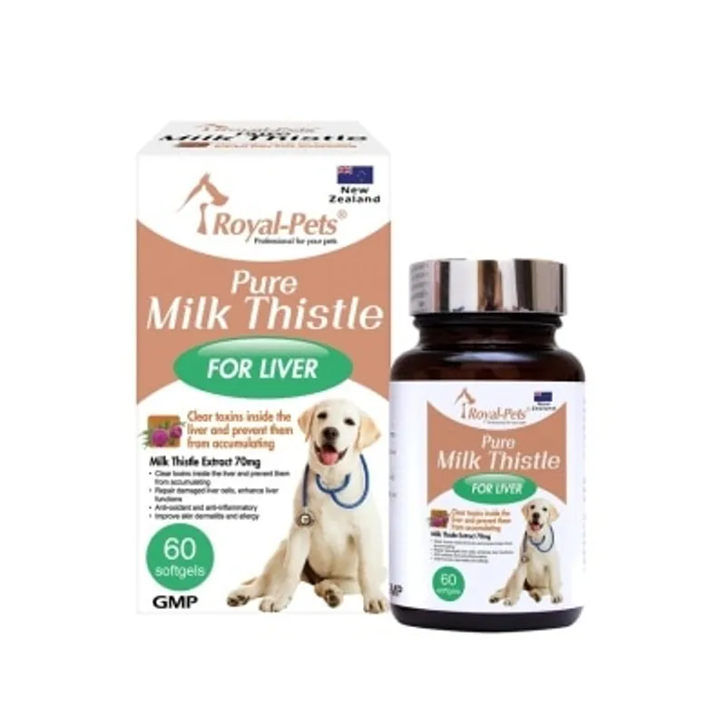 ROYAL-PETS 純正奶薊素60粒軟膠囊