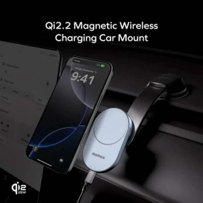 Momax 1-Move Q.Mag 磁吸無線充電車載支架