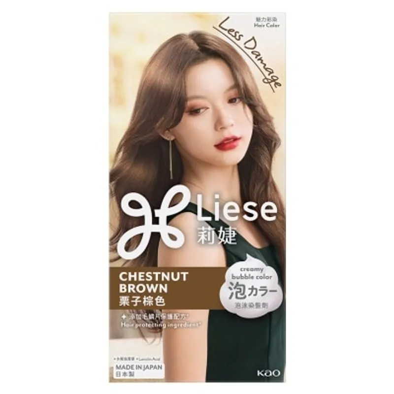 LIESE Liese 泡泡染髮劑 - 栗子棕色