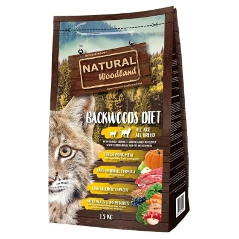 Natural Greatness NATURAL Greatness Woodland - 豬肉配方(backwood) Dry Cat food 全貓豬肉配方