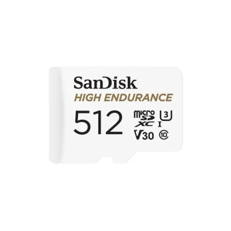 SanDisk SDSQQNR High Endurance MicroSD 512GB 100MB/R 40MB/W記憶卡