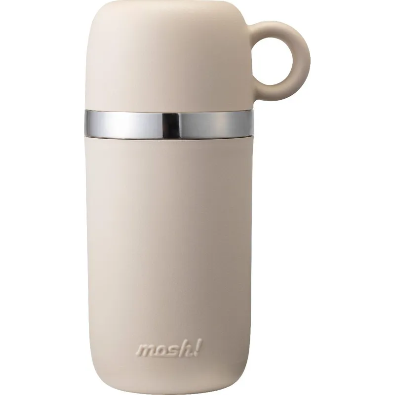 MOSH-CAFE&WORK系列便攜戶外帶蓋保溫杯 450ml 粉紅