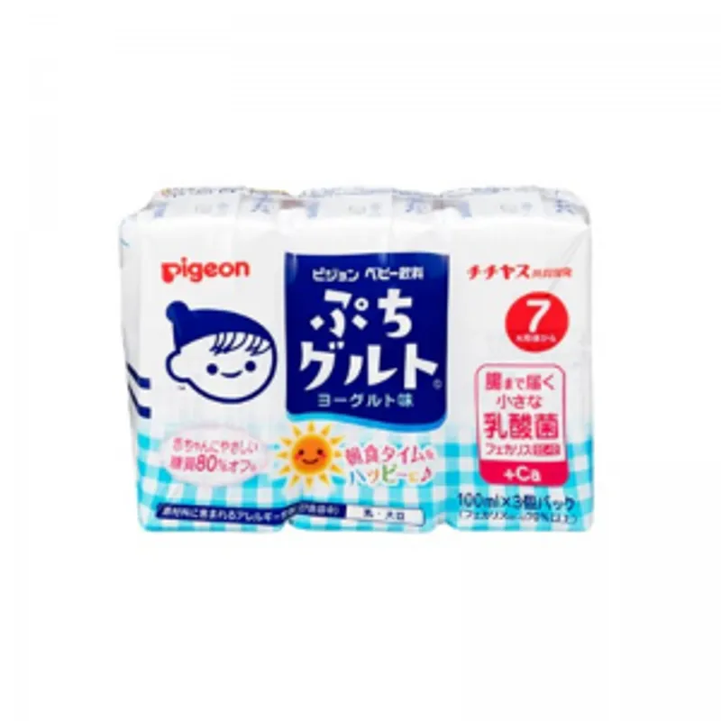 Pigeon貝親嬰兒乳酪飲料 100ml X 3支 16排/箱