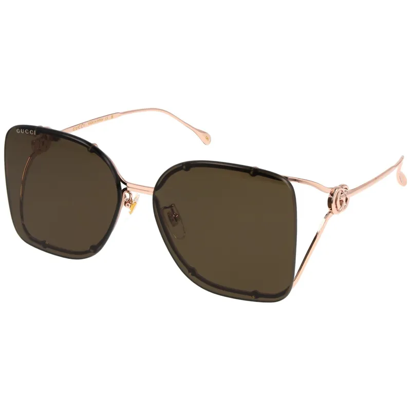 GUCCI GG1713SA 002 方形金屬太陽眼鏡