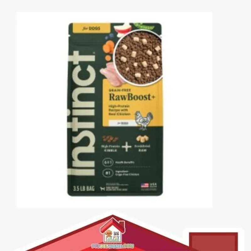 Instinct RawBoost 凍乾生肉+無穀物狗乾糧 全犬 雞肉