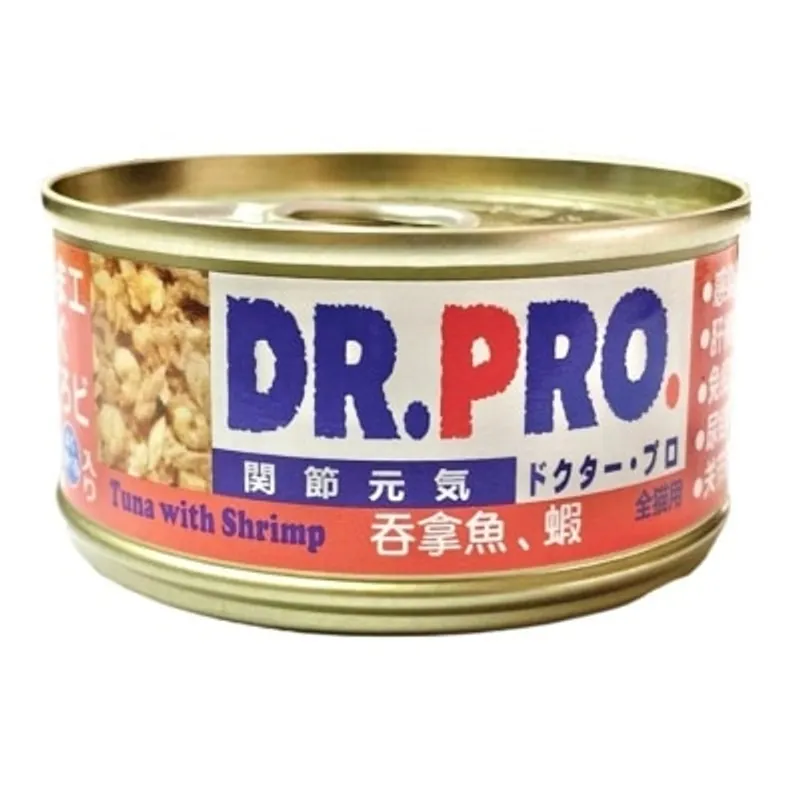 DR. PRO 愛寵醫生 吞拿魚配蝦 (關節元氣) 貓罐頭 (80g) 05105