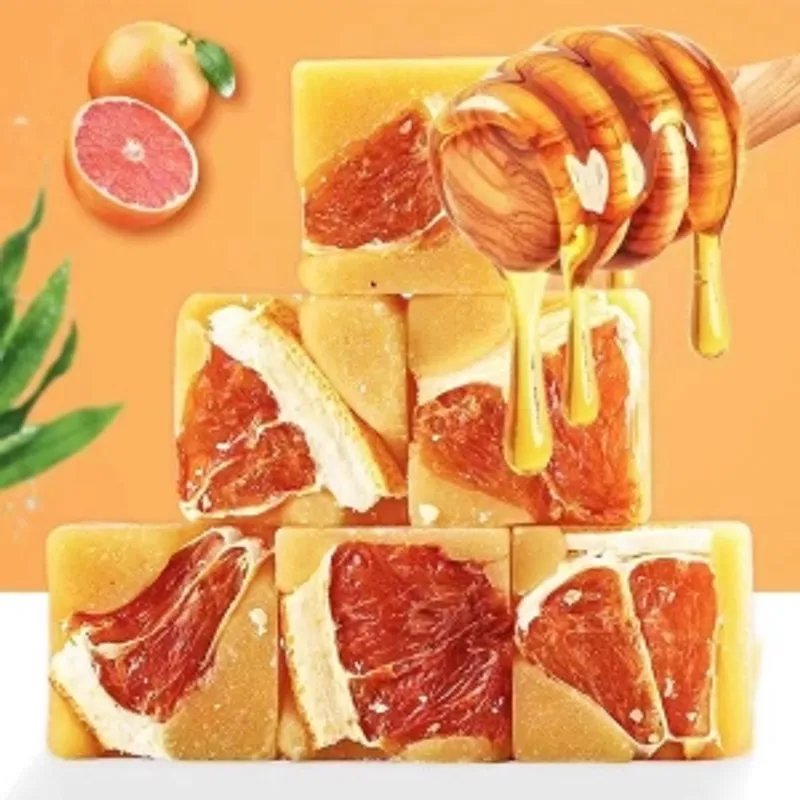 【新品】天然蜂蜜 柚子百香果磚200g/包