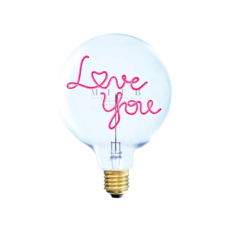 Message in the Bulb LOVE YOU 裝飾燈泡