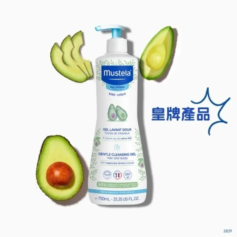 MUSTELA 髮膚沐浴啫喱 750 毫升