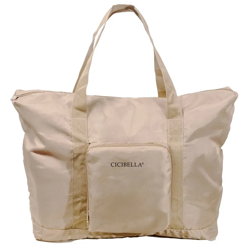 CICIBELLA 可摺疊旅行袋 卡其色 CICIBELLA Foldable Travel Bag Khaki