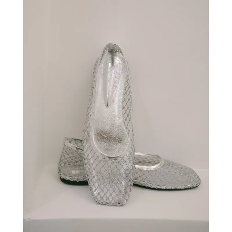 Pre-Order｜Mesh Flats - SILVER