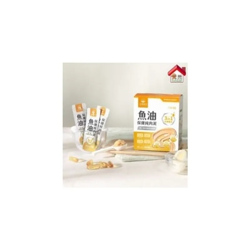 WantMew 汪喵星球 魚油保健純肉泥 6g x 20包/盒裝
