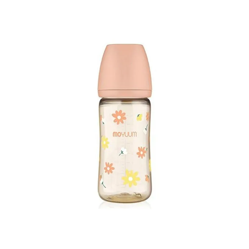 Moyuum宽口奶瓶270ml/9oz(粉色)