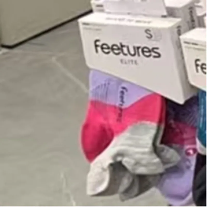 Feetures 袜子 灰红色 S码