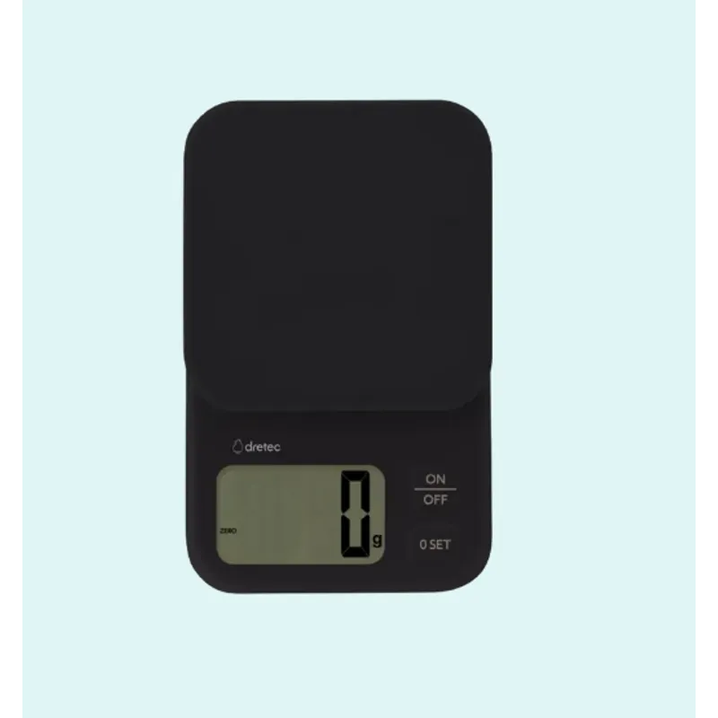 DRETEC 3KG電子料理磅秤 KS-839 黑色