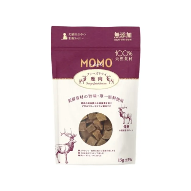 MOMOCARE 貓狗凍乾小食 - 鹿肉 (15g) 058621