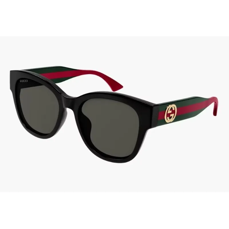 GUCCI GG1866SK 001 圓形板料太陽眼鏡