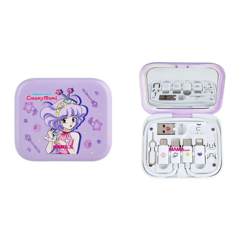 CLUEBOX 6合1數據/充電電線套件連鏡盒(Magical Angel-紫色) CBUSBC1KIT/MA1