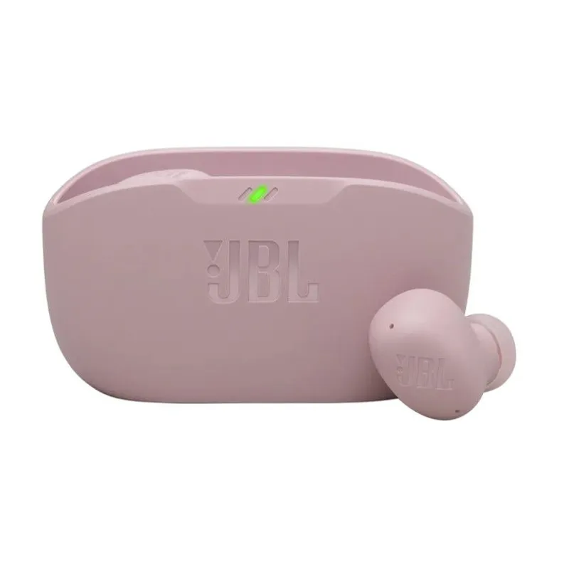 JBL 真無線降噪豆形入耳式耳機(櫻花粉) WAVEBUDS2/PINK