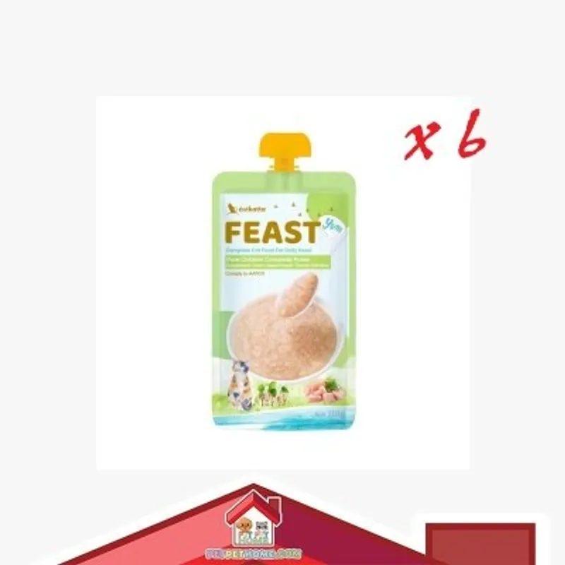 astkatta Astkatta Feast 鮮肉盛宴營養貓貓主食濕包 110g x 6包