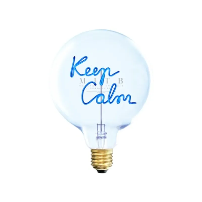 Message in the Bulb KEEP CALM 裝飾燈泡