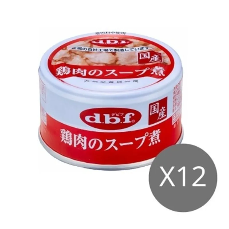 D.B.F [12罐優惠] 雞肉湯煮 (85g x12) 狗罐頭 - d.b.f