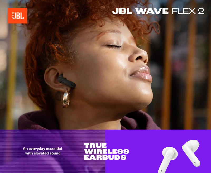 JBL WAVE FLEX 2 真無線藍牙耳機 ※香港行貨，一年保養