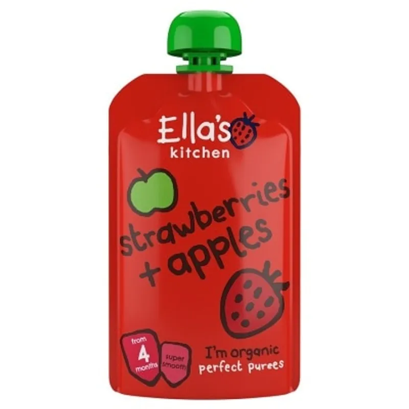 ELLA'S KITCHEN Ella's Kitchen 有機草莓蘋果蓉 120克