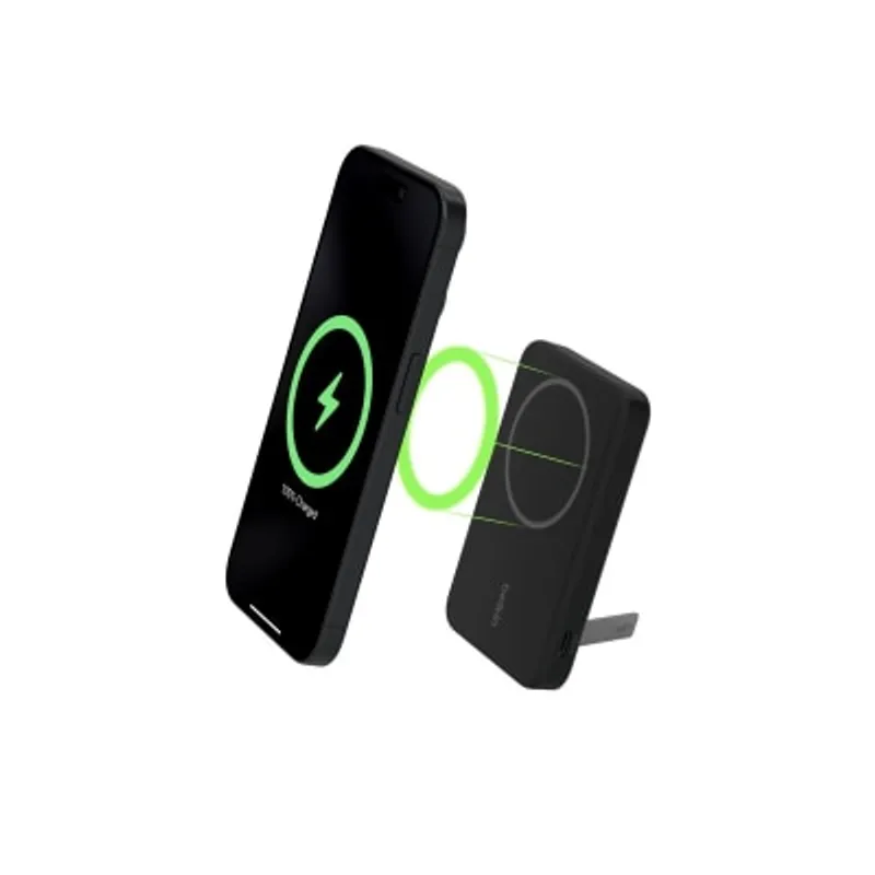 BELKIN 貝爾金 BoostCharge Pro 磁吸無線行動電源 (Qi2 / 15W / 5K / 內置支架)