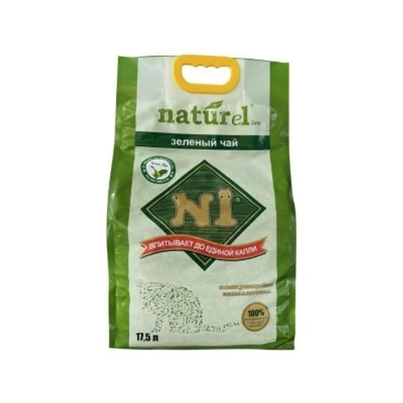 天然玉米豆腐貓砂 (17.5L/綠茶味/3.0粗粒裝) N1貓砂原裝行貨