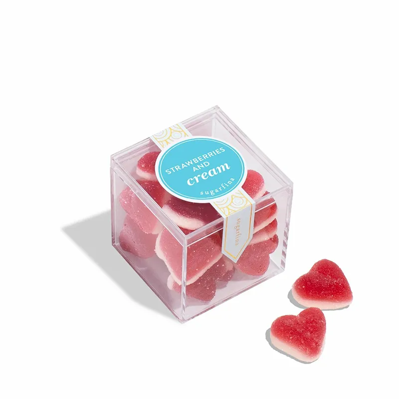 SUGARFINA 草莓奶油心形软糖小方盒
